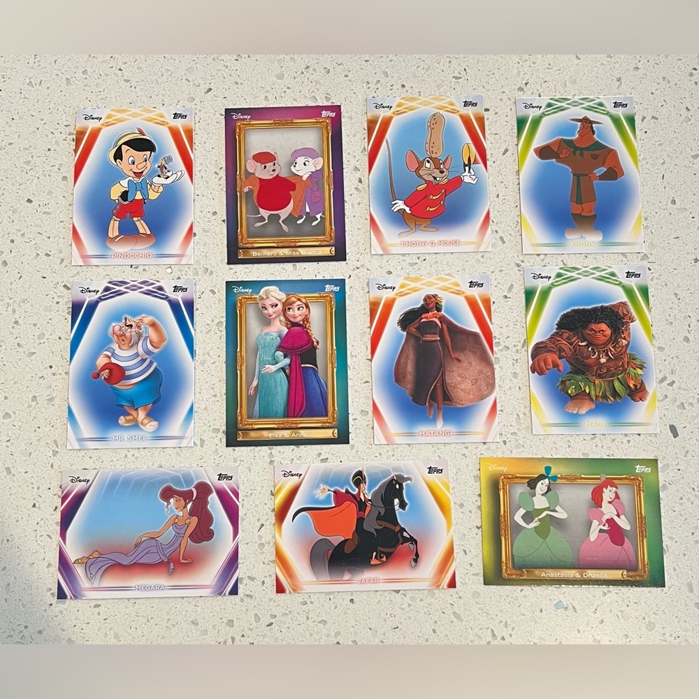 Topps Disney Neon Trading Cards